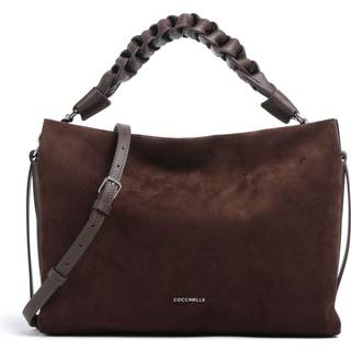 Coccinelle Boheme Suede Hobo bag mørkebrun