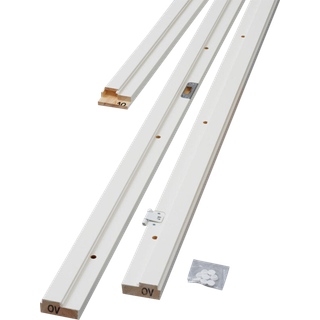 Swedoor+karm 110mm hvidmalet NCS S0502-Y med tætteliste, excl. bundstykke, 88,6 X 208,9 - M9X21