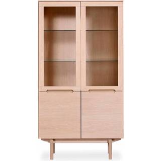 Skovby SM307 vitrine - hvidolieret eg