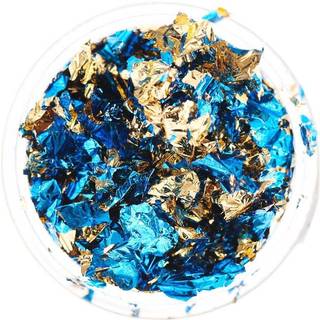 Blattmetall für Resin - Gold/Blau