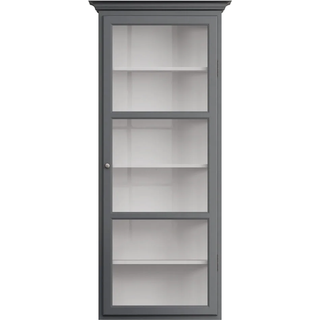 Lindebjerg Design V4 Display Cabinet Anthracite - Skabe & Vitrineskabe Fyrretræ Antracit - V4 Anthracite