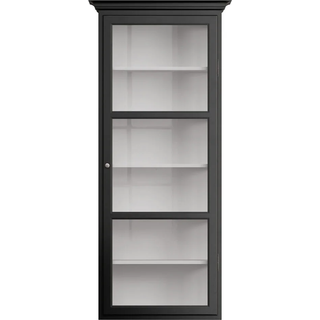 Lindebjerg Design Væghængt Vitrineskab V4 Black