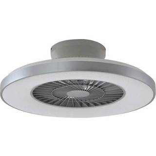 Lindby Smart LED-loftventilator Paavo, sølv, støjsvag, Tuya