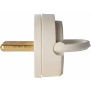 Danmarks fladeste stikprop – Kun 16mm 230V Hvid