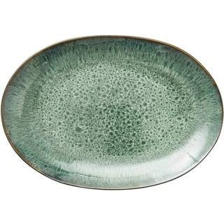 Bitz Bitz fad ovalt 25x36 cm Sort-grøn