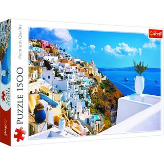 Trefl Puzzle 1500 – Santorini, Grækenland puslespil, 1500 brikker
