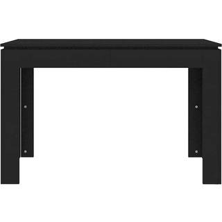 Spisebord 120X60X76 Cm Konstrueret Træ - Sort