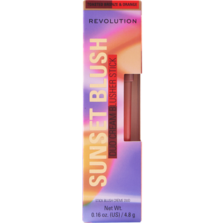 Revolution Sunset Blush Stick Toasted Bronze & Orange