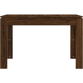 Spisebord 120X60X76 Cm Konstrueret Træ - Brun eg