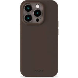 Holdit iPhone 15 Pro Soft Touch Silikone Cover - Chocolate