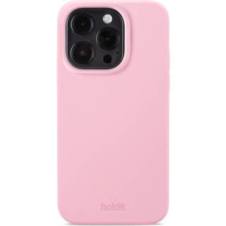 Holdit iPhone 15 Pro Soft Touch Silikone Cover - Pink