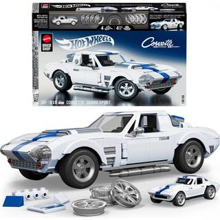 Mattel Brick Shop Hot Wheels Elite Series Building Set 1/16 Corvette Grand Sport