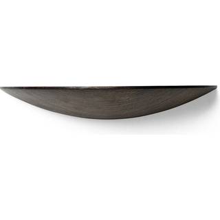 Audo Copenhagen - Gridy Fungi Shelf Dark Oak, Medium - Væghylder - Gridy - Træ farvet - Træ