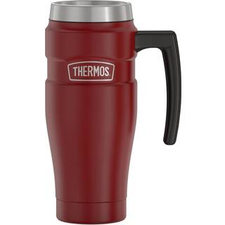 Thermos rustfrit konge vakuumisoleret rejse krus 16 ounce rustik r?d