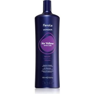 Fanola Wonder No Yellow Extra Care Mask Hårmaske til at neutralisere gule toner 1000 ml - 1000 ml