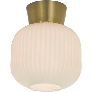 Aneta Vanja hvid/mat messing loftslampe