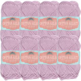 Jubileeyarn Cotton Select Yarn - Sport Weight - 50G/Skein - Lavendel - 8 Skeins