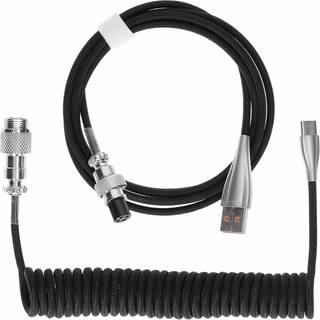 MaxCustom Coiled Cable USB-C - Sort
