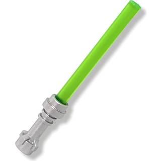 LEGO -tilbeh?r: Star Wars -udskiftning m?rkegr?n (let frostet) lyssabel (trans -m?rk gr?n) - til minifigs