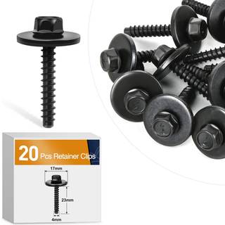 Gooacc 20st Fender Liner stötfångare Cover Splash Shield Wheelhouse Liner Bolt Skruv för GM Chevrolet Camaro Colorado Cadillac Buick Cruze Corvet