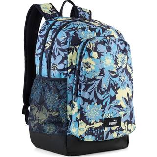 PUMA Academy 29L All-Over Print Backpack, Accessories, Navy/Nature 2.0, OSFA