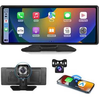 W514A 10.26 Dash Cam CarPlay-skærm med dobbelt optagende AHD-kamera