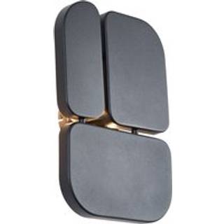 Design væglampe sort 3-lys - Planes