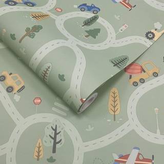 Albany Wallpaper Roundabout Road 14081