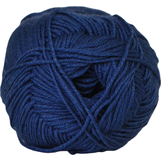 Hjertegarn Lana Cotton 212- 50 % Uld og 50 % Bomuld Mørkeblå 6970
