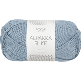 Alpakka Silk garn fra Sandnes Garn - Støvet blå