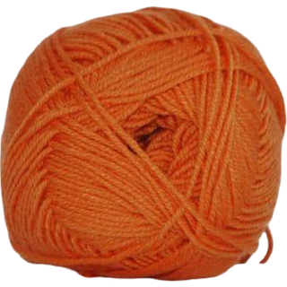 Lana Cotton 212 garn fra Hjertegarn - Stærk orange