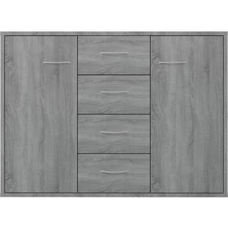 Skænk 88X30X65 Cm Konstrueret Træ - Grå sonoma-eg