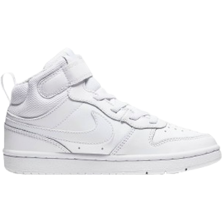 Nike Court Borough Mid 2-sko til mindre børn - hvid - 30