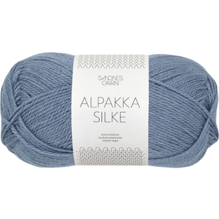 Alpakka Silk garn fra Sandnes Garn - Jeansblå