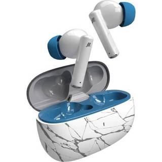 Music Hero Trådløse in-ear høretelefoner - hvid og blå (På lager i butik)