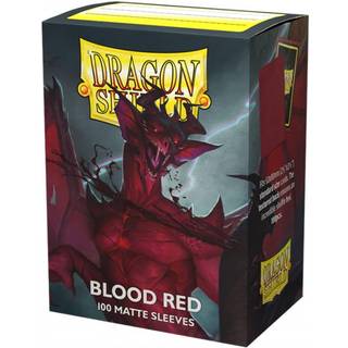 "Dragon Shield Standard Sleeves Matte (100) Blood Red"