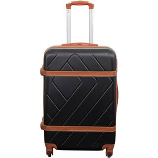 Kuffert tilbud - Hardcase - Str. Medium - Retro sort - Smart rejsekuffert
