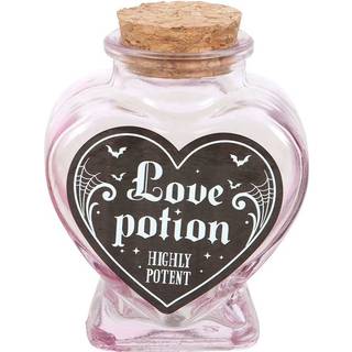 Herzförmige "Love Potion" Giftflasche 8cm