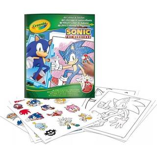 Crayola: Sonic farvebog med klistermærker
