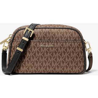 MK Jet Set Small Signature Logo Camera Crossbody Bag - Brown - Michael Kors - ONE SIZE