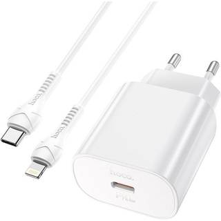USBC/220V Oplader 25W PD Hvid