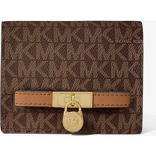 MK Hamilton Moderne Small Signature Logo Wallet - Brown - Michael Kors - ONE SIZE