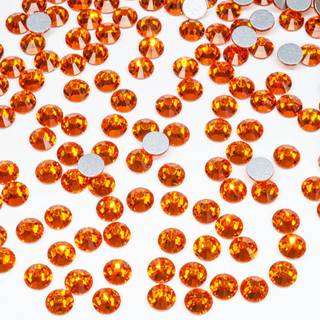 1440 stk SS16 4,0 mm Orange Flatback Rhinestones Bulk K9 Glas Hyacint Orange ?delstene Runde perler Sten Diamanter Negle Charms Juveler Negle Art