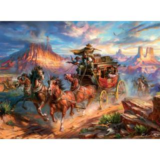 Buffalo Games - Blend Cota - Wild Wild West - 1000 Piece Jigsaw Puzzle for Adults - Utmanande pussel perfekt för spelnätter - Färdig storlek är