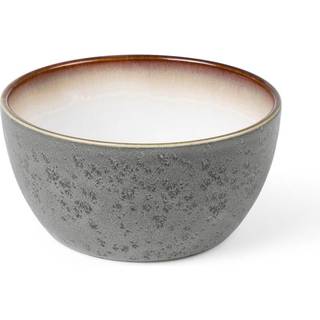 Skål grå/cremehvid, 14 cm.