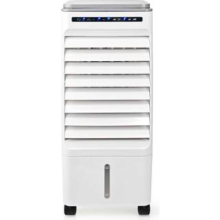 Nedis - SmartLife Mobil Luftkøler | Vandtanks kapacitet: 5 l | 3-Hastighed | 215 m³/h | Svingning | Fjernbetjening | Shut-off timer | Ioniserende funktion - COOL116CWTW