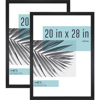 MCS Studio Gallery 20x28 plakatramme Naturlig trkorn lodret og vandret vghngende stor billedramme til fotos Plakater og kunsttryk (2-pack)