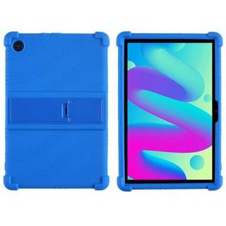 TCL Tab 10L/10 HD 4G silikoneetui med kickstand - blå