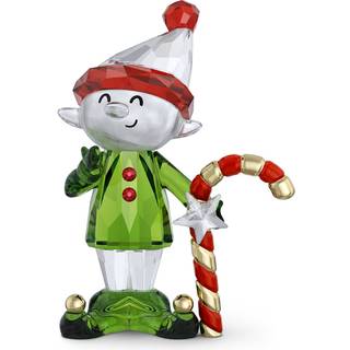 Swarovski Kristall Figuren - Holiday Cheers Dulcis Elfe und Zuckerstange - 5701852 - kristall