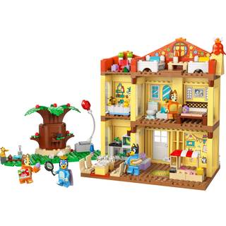 LEGO Bluey: Blueys Family House - Smbrnslegetj til 4-rige drenge og piger - Husets legest indeholder Bluey og 5 populre figurer - Fantastis